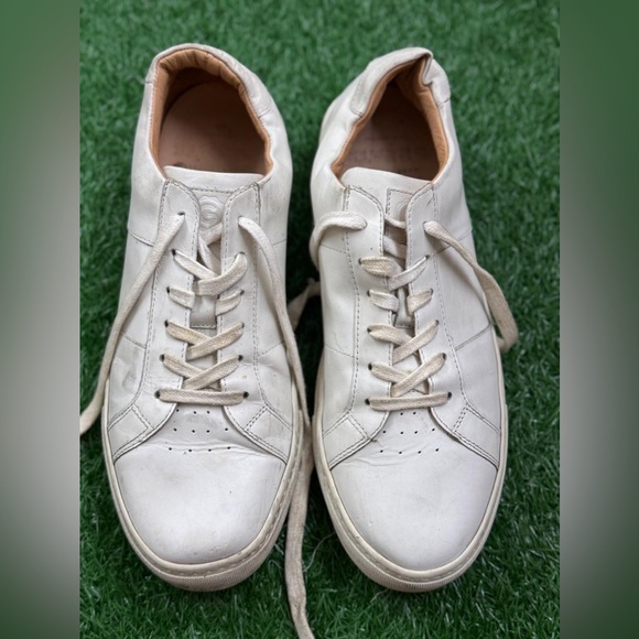 Greats Men's White Leather Sneakers Size 11.5‎ - Picture 1 of 9